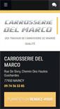 Mobile Screenshot of carrosserie-del-marco.com